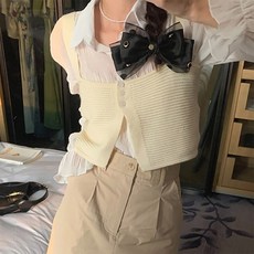 스퀘어넥조끼