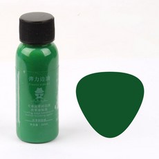 가죽 탄성 가장자리 오일 DIY 수제 소 소재 조각 벨트 자극 냄새없이 매트 수리, [01] 30ml, green, 1개