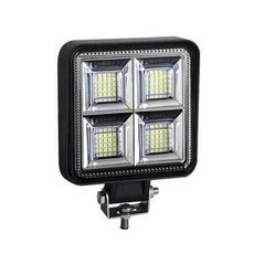 화물차작업등 써치라이트 해루질 4 인치 LED 작업 표시 줄 광장 192W 144W 운전 램프 Offroad SUV ATV 트랙터 보트 트럭 4x4 4WD 트레일러 스포트 라이트, [04] 1x 192W 64led light, 1개