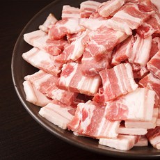 추억의 옛날 삼겹살 1kg 2팩 총2kg 드라이아이스포장 냉동삼겹살 냉삼, 2개
