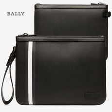 발리 20FW BEX 소프트 코티드 캔버스 클러치백 BLK