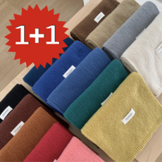 [1+1] 뽀뽀마켓 니트머플러 7colors 데일리목도리 커플 선물