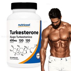 뉴트리코스트 투르케스테론 600mg 120캡슐 터키스테론, 1개
