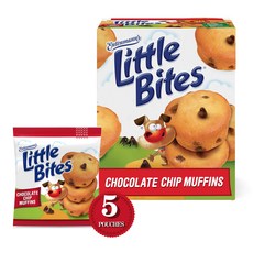 Entenmann's Little Bites Chocolate Chip Mini Muffins 엔턴먼즈 리틀바이츠 초코칩 미니머핀 234g x 3개