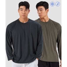  허그본 2PACK 드라이 긴팔 레귤러 핏 4컬러 