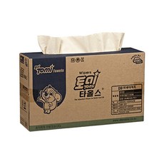 토미타올스 4겹 100매 DBK-201 와이퍼타올 산업용 기름제거종이 기름흡착휴지 동방제지, 1개
