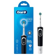 오랄비 바이탈리티 크로스액션 전동칫솔 D100 블랙 1개