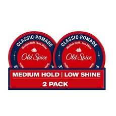 올드스파이스 클래식 포마드 미디엄 홀드 매트 왁스 63g 2개, 4.44 Fl Oz (Pack of 1)