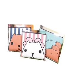 카피바라상 납작 파우치 정품 다용도 지갑, 9개, 카비파라