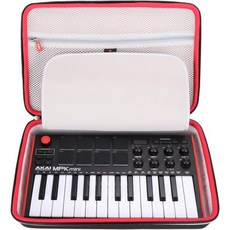 Mchoi 하드 휴대용 케이스 AKAI Professional MPK Mini MKII MK3 Play - 25키 USB MIDI 키보드 컨트롤러 드럼 패드 전용 374760, 1개 - minihdmediabox