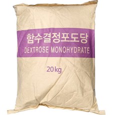 CJ함수결정포도당 20kg 함수결정포도당/각종소스원료, 1개