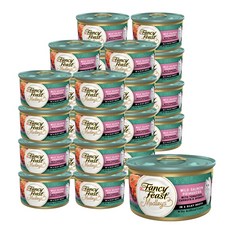  팬시피스트 엘레강트메들리 프리마베라 연어 고양이 캔, 85g, 48개입 