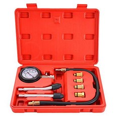 DASBET 가솔린 가스 엔진 실린더 압축 압박 테스터 0-300 PSI 3 게이지 키트