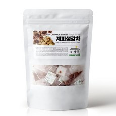 [늘해찬] 볶은 계피생강차 50티백, 1g