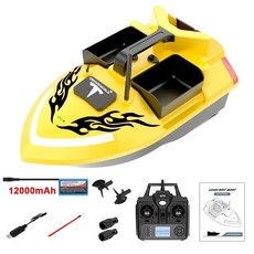 GPS 보트 자동 VWVIVIDWORLD 리턴 크루즈 어군 RC 2024 제어 탐지기 500m 신제품 낚시 경로 수정 미끼, 12000mAh, 1개