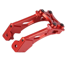 144001-1258 금속 꼬리 고정 부품 꼬리 날개 펌웨어 피팅 세트 WLTOYS 144001 1/14 4WD RC 자동차 부품, 빨간색, 1개