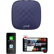 CarlinKit Ai Box CarPlay 무선 어댑터 4G 64G 멀티미디어 박스는 개방형 Android 13.0 시스템 Auto 지원 Netflix YouTube 자동차 - 멀티미디어박스