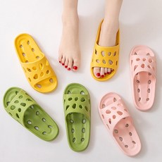 1+1 EVA 미끄럼방지 욕실화 물빠짐 욕실 슬리퍼 실내화 6color, 핑크(여성용~250), 핑크(여성용~250)