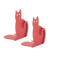 [여기서판다] 북엔드 꼬리고양이/MB-127/2개입/핑크 도서관 책정리 [612600EA], 쿠팡 본상품선택
