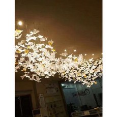 샹제리에 샹들리에 호텔 로비 크리스탈 램프 맞춤 매물대형 사반등 복합빌딩 코엑스 메이플, 세로 2m