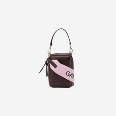 [정품]가니 미니 카메라백 버건디 Ganni 가니 Mini Camera Bag Burgundy 여자 미니백 430272