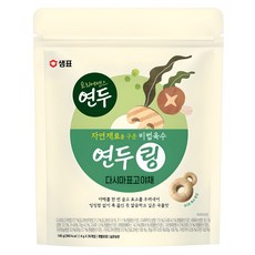 샘표 연두링 다시마표고야채, 140g, 1개 140g, 1개