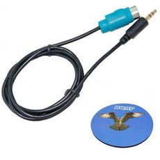 HQRP Mini Jack Full Speed Cable for Alpine CDA-9853 / CDA-983/9778271, 상세내용참조, 상세내용참조