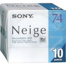 Sony Neige Series MiniDisk 74 Min 10 Pack Recordable MD, 상세내용참조