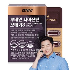 GNM 루테인 지아잔틴 오메가3 / 눈건강 비타민 A B E 아연, 30정, 1개
