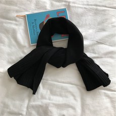 여성퍼머플러 목도리 겨울 동대문 짧은 스카프 여성 순수한 컬러