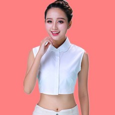 해외 가을 겨울 블랙 화이트 오버사이즈 터틀넥 페이크카라 여셔츠 칼라-14337