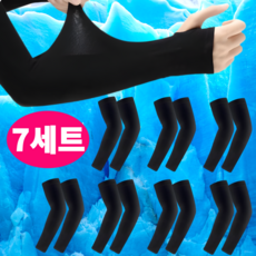 [VOLVIK] 볼빅 아쿠아엑스 냉감 골프 손등커버 쿨토시 팔토시 양손 볼빅 손등커버형 쿨토시_블랙 1개 상품 이미지