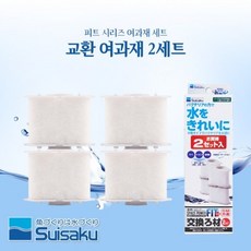수이사쿠 교환여과재 리필필터 2세트 (에어피트/파워피트/터틀필터용), 1개