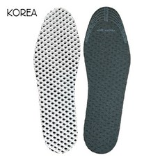 포푼 남성용 쿨 메쉬 소재 발바닥땀 억제 벌집 통풍 쿠션깔창 국내산, 1개