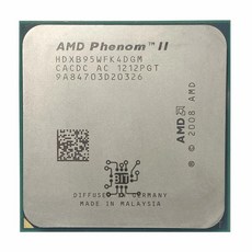 AMD Phenom II X4 B95 CPU/HDXB95WFK4DGM/HDXB95WFK4DGI 938Pin/3.0GHz/6MB L3/95W 소켓 AM3 945 금액, 한개옵션0