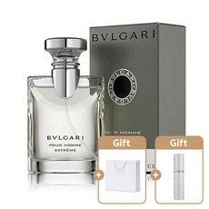 불가리 뿌르옴므 익스트림 EDT 50ml+쇼핑백+향수공병, 단품