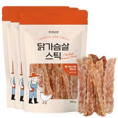반려소반 강아지 건강한 수제간식 육포, 닭가슴살, 100g, 3개 닭가슴살, 100g, 3개