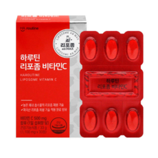 하루틴 리포좀 비타민C 1100mg, 6정, 5개