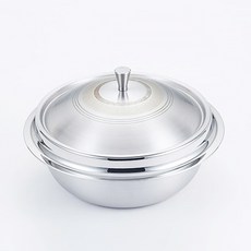 리빙스테이션 인덕션 통3중 스텐 가마솥 밥솥, 1개, 실버, 20cm