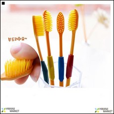 치아관리 숙박업소 덴탈케어 휴대용칫솔 컬러칫솔 브러쉬, 숯칫솔4P