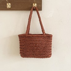 [울클럽DIY]헤링본 드래곤백 만들기 뜨개질 여름 가죽실 코바늘 가방 뜨기 플레인레더실 동영상제공