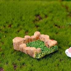 정원미니어처피규어조경 우물다리보트장식 조각상 공예, CHINA, 3세트