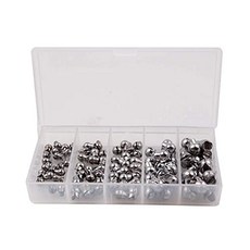 NMT 100 pcs 라운드 스플릿 샷 싱커 이동식 낚시 웨이트 싱커 베이스 캐스팅 싱커 플레인 리드 0.5g 0.8g - P075808FQZ9DPJ8