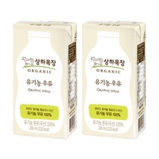 상하목장 유기농 우유, 96개, 200ml