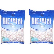 크라운 비단박하캔디, 400g, 2개