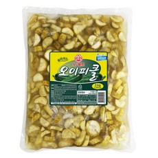 기타 [오뚜기] 오쉐프 슬라이스 오이피클 3kg (업소용 학교용), 1개