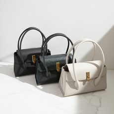 찰스앤키스 CHARLES & KEITH 더블 핸들 푸시 록 백 숄더백 핸드백 CK2-50270722