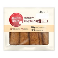 [CJ] 쉐프솔루션 미니크리스피핫도그 500g x 3개, 옵션없음, 옵션없음