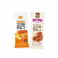 [아임닭][아임웰] 닭가슴살 고구마 핫도그 2종 혼합, 100g, 50팩