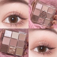 DIKALU 용수철 여름 아이섀도우 팔레트 오 로즈 나인 팰리스 그리드 자동 초점 저포화도 스모크 파우더, 05 DKL-029-4